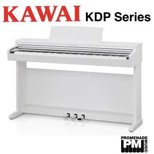 Kawai KDP120W Digital Piano in Satin White (KDP120SW)