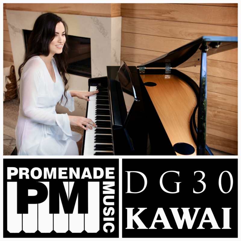 Kawai DG30 Digital Grand Piano with Adjustable Piano Stool - Image 5