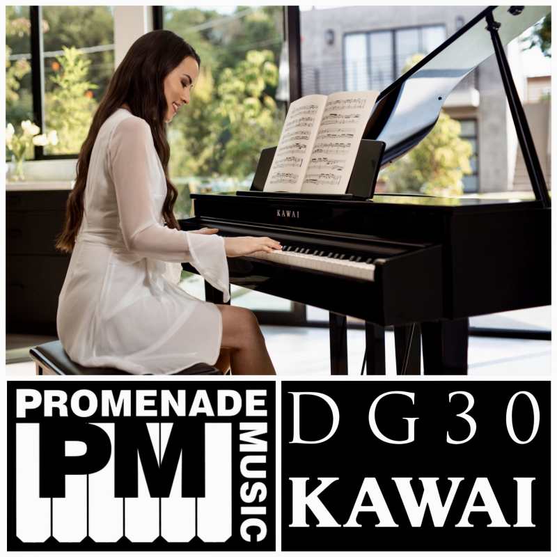 Kawai DG30 Digital Grand Piano with Adjustable Piano Stool - Image 4