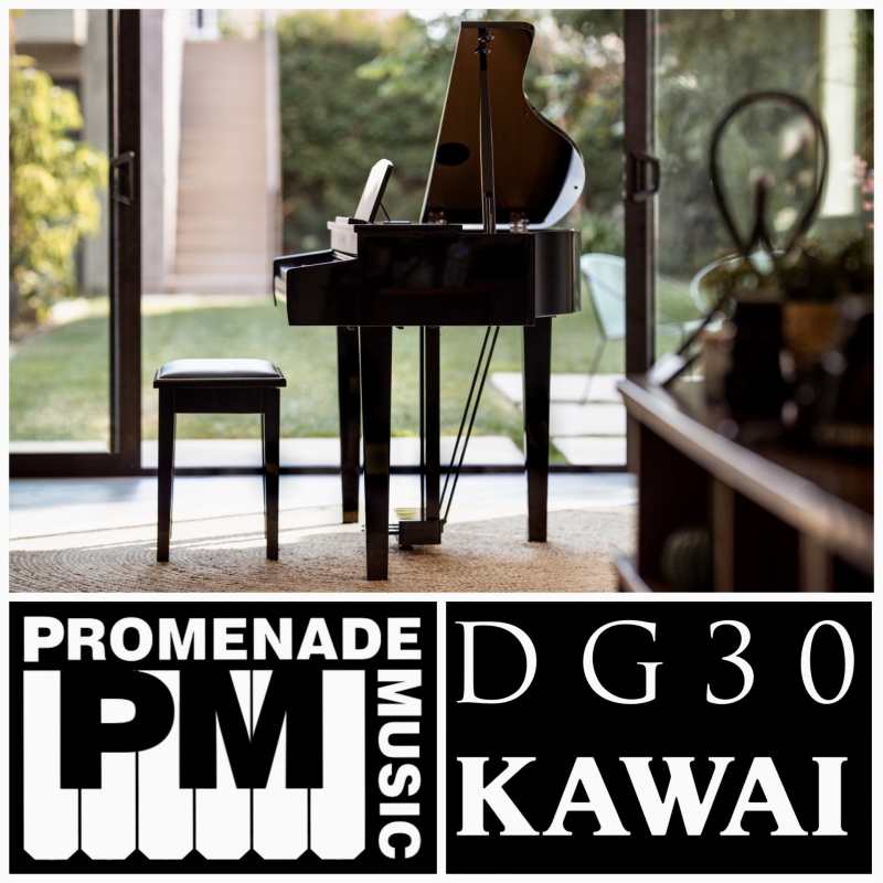 Kawai DG30 Digital Grand Piano with Adjustable Piano Stool - Image 6