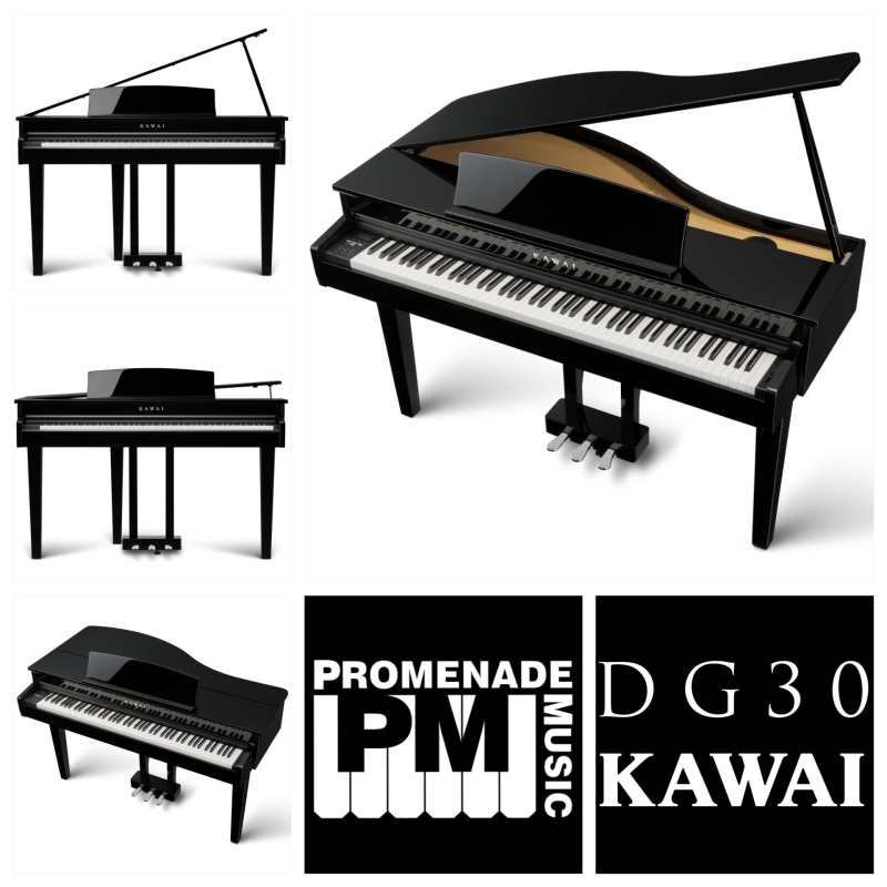 Kawai DG30 Digital Grand Piano with Adjustable Piano Stool - Image 8