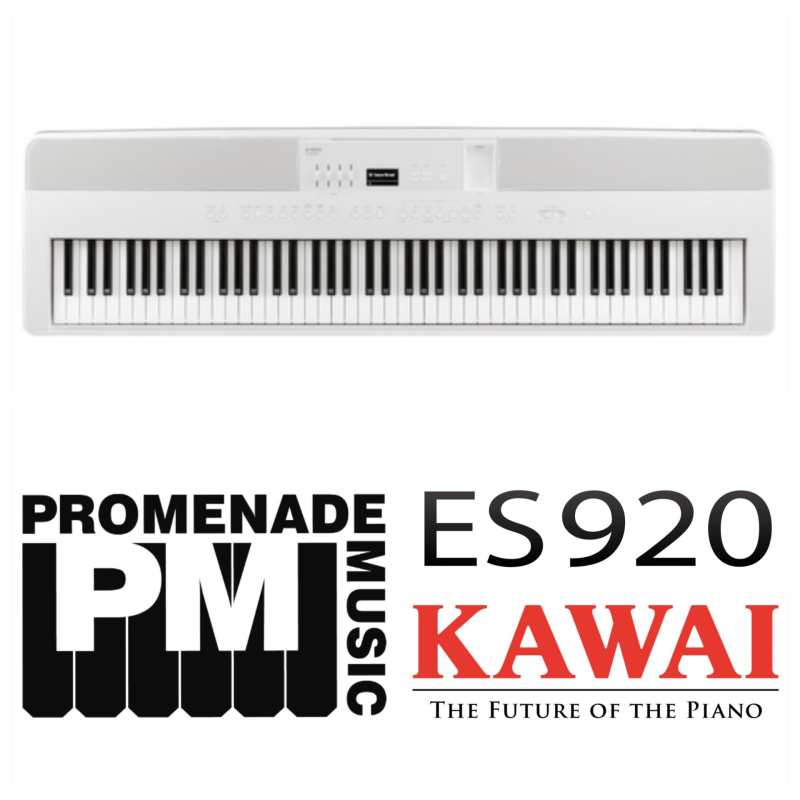 Kawai ES920 Digital Piano, White - Image 2