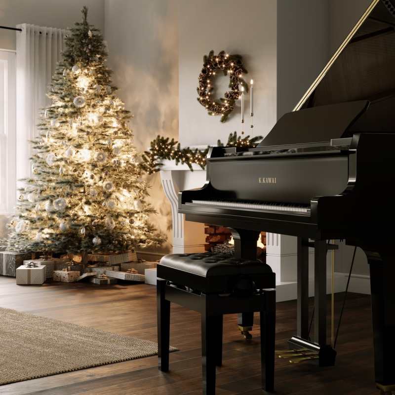 Kawai GL-30 Grand Piano in Ebony Polished Black (The 166cm /5’5″ GL30 is Made in Japan) - Image 10