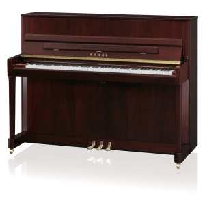 New Kawai K200 Upright Piano in Mahogany Polished (114cm) Made in Indonesia.