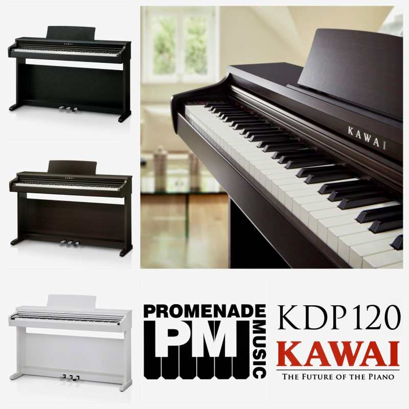 Kawai KDP120SB Digital Piano in Satin Black - Image 4