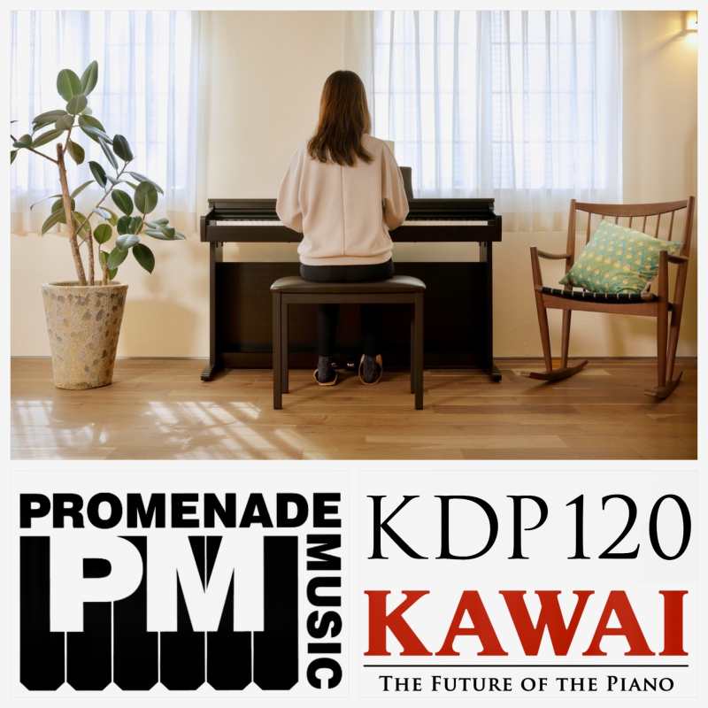 Kawai KDP120R Digital Piano in Rosewood - Image 8