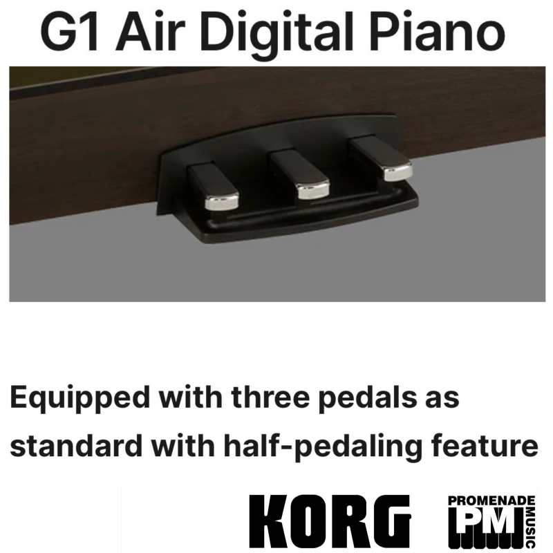 KORG G1 Air BK Digital Piano in Black - Image 6