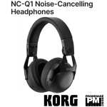 Korg NCQ1 Noise Cancelling Headphones in Black