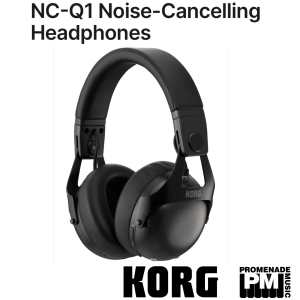 Korg NCQ1 Noise Cancelling Headphones in Black