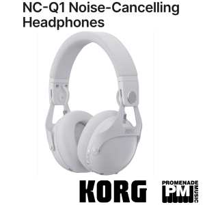Korg NCQ1 Noise Cancelling Headphones in White
