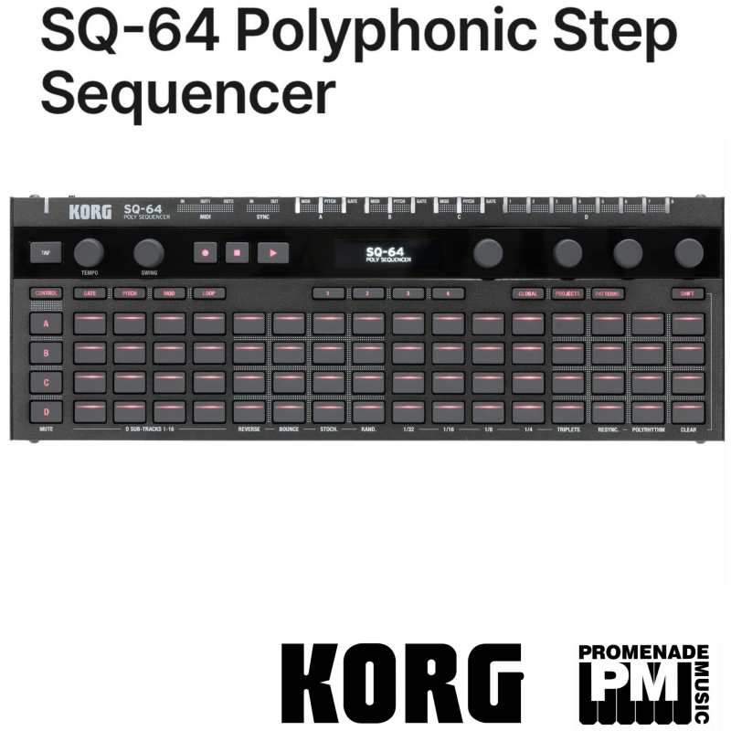 Korg SQ64 Polyphonic Step Sequencer
