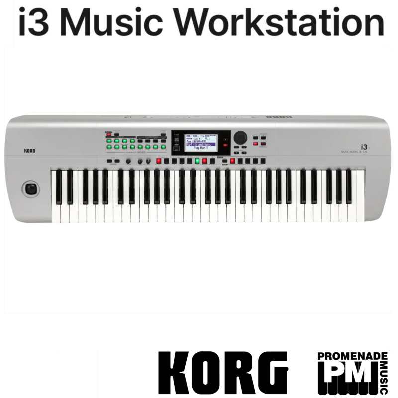 Korg i3 Arranger Keyboard in Silver