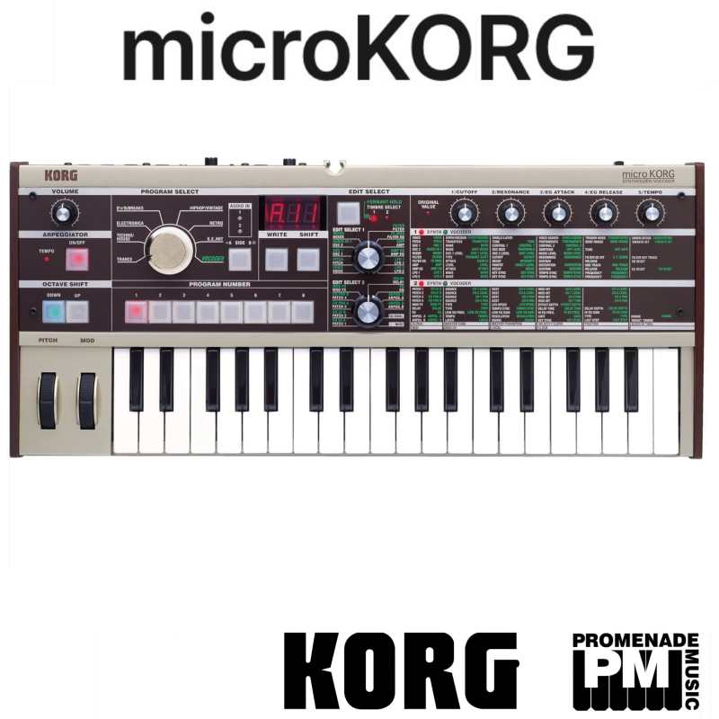 Korg MicroKorg - 37 Note Mini Key Analog Modelling Synth Vocoder