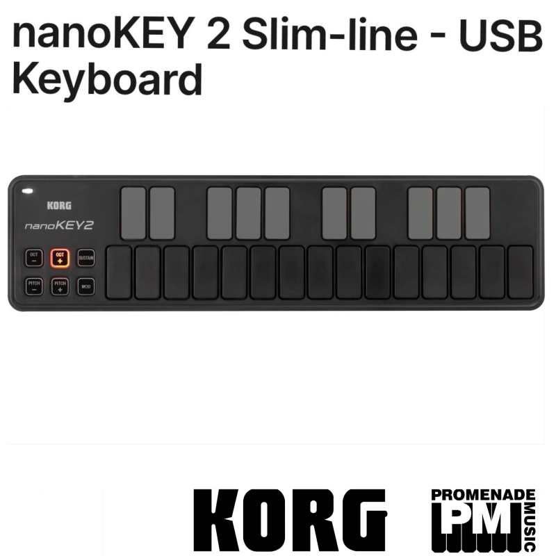 Korg nanoKEY 2 (slim-line USB keyboard)