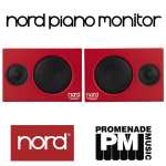 Pair of Nord Piano Monitors (V2) with Mounting Brackets