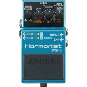 Boss PS-6 Harmonist Pitchshift and 3 Voice Harmony Stomp Box (PS6)