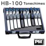 Suzuki HB100 - 10 Note Diatonic Hand Chime Set with Hard Case (Tonechimes: C6 to C7 with 1 x Bb and 1 x F#)