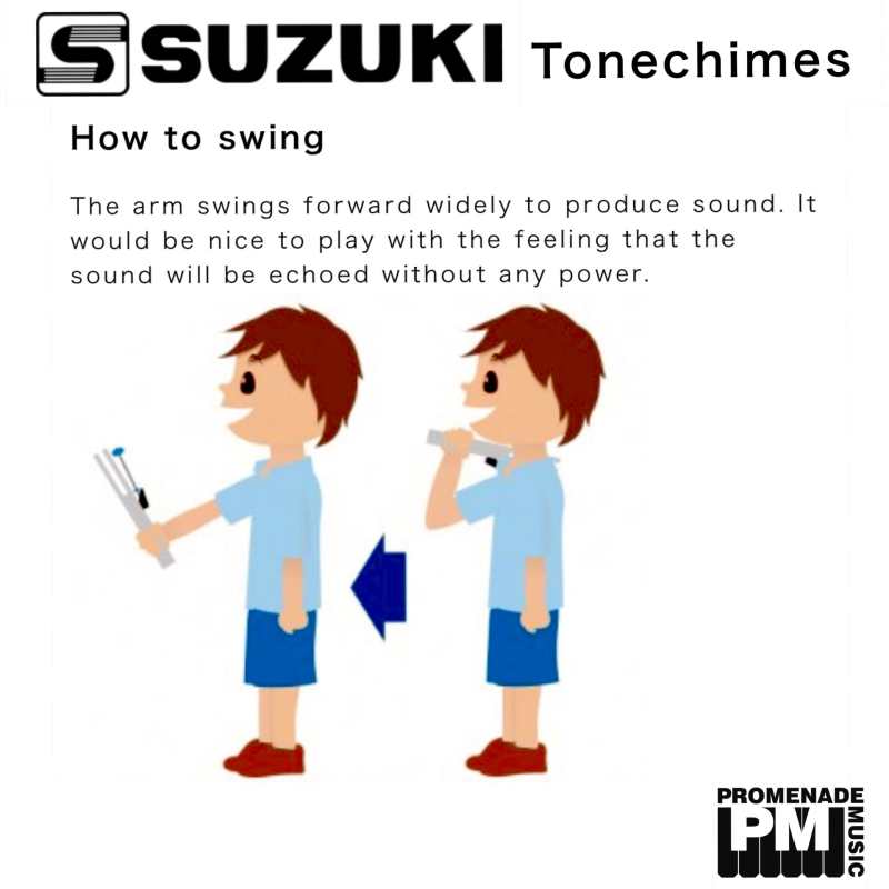 Suzuki HB120A 3rd-octave Chromatic Tonechimes Extension Set with Hardcase to go with Suzuki HB250 ..... 12-notes (in two 1/2-octaves) from f#4 down to c4 and g#6 up to c7 [hb-120a] - Image 6