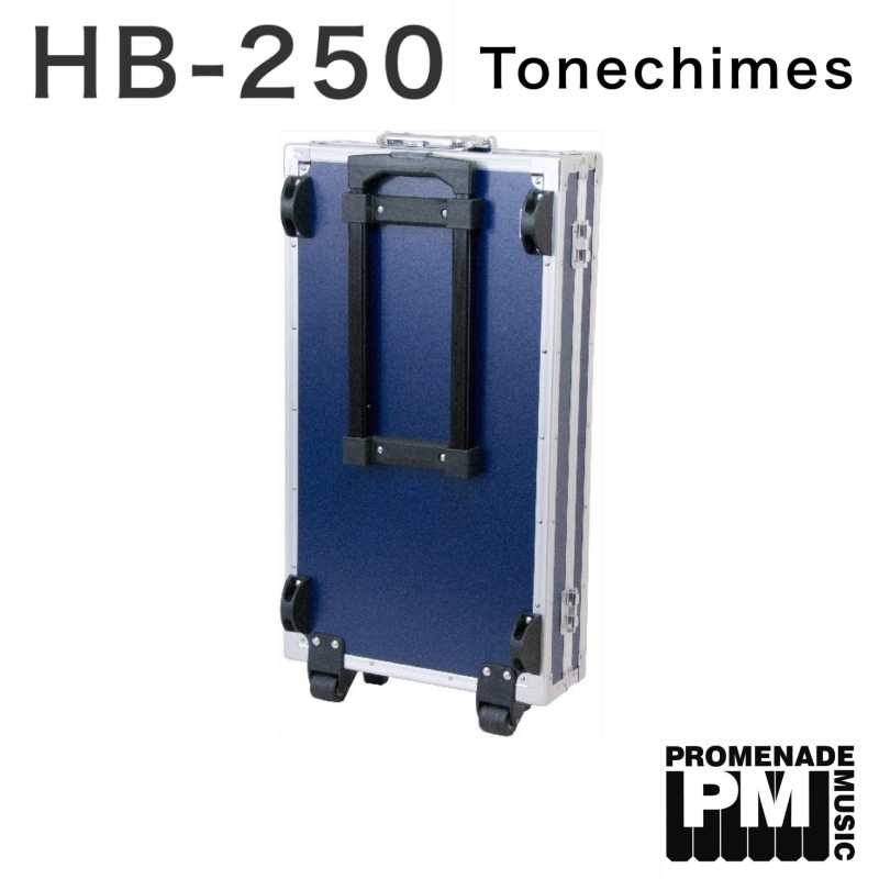 Suzuki HB250 Chromatic Tonechimes Set of 25-notes (2-octave) with Hardcase ….. g4-g6 range, case has pull-handle and wheels [hb-250] - Image 3