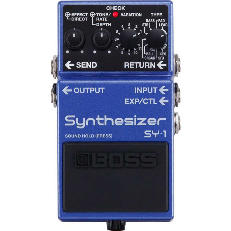 Boss SY-1 Synthesizer Pedal. The Polyphonic Guitar Synth in a Compact Pedal (SY1)