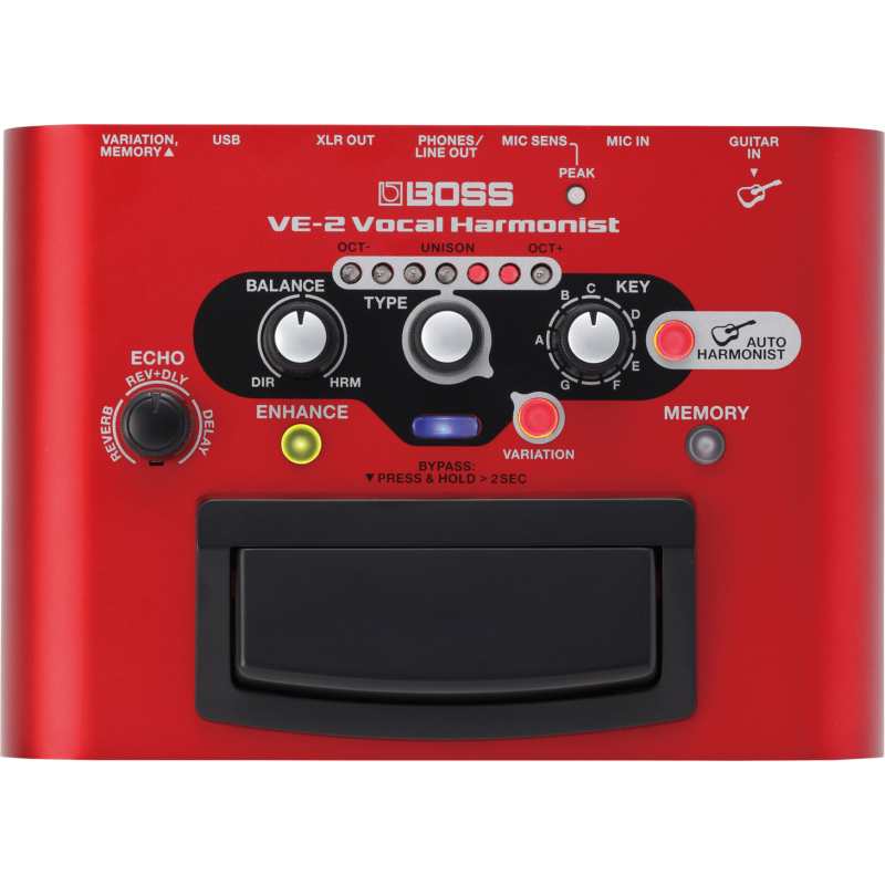 Boss VE-2 Vocal Harmonist Processor (VE2)