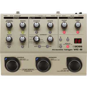 Boss VE-8 Acoustic Singer Vocal & Guitar Processor (VE8)