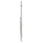 Yamaha YFL-212 Flute in Silver Plated Finish with Case (YFL212 student model has covered holes, offset G, and split E mechanism)