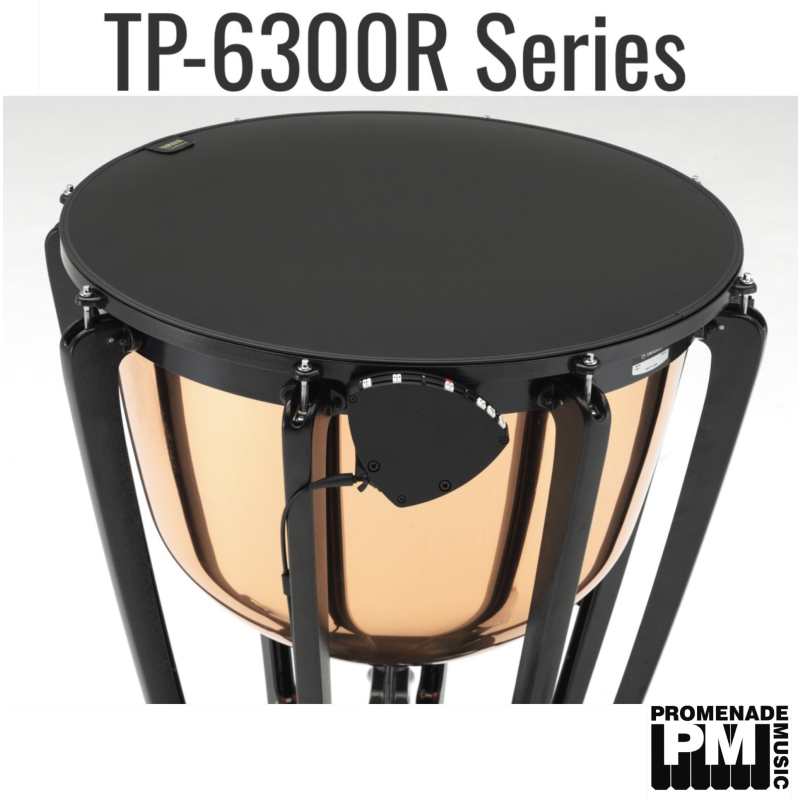 Yamaha TP-6323R 23" Smooth Copper Timpani ….. with pedal balance spring system, tuning key, yamaha remo renaissance head, and head protector (tp6300r series tp6323r) - Image 2