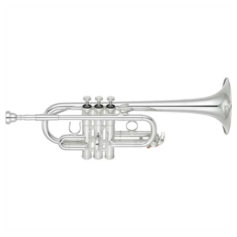 Yamaha YTR-6610S Eb/D Trumpet in Silver Plated Finish with Case & Mouthpiece [professional high-pitched model YTR6610S)