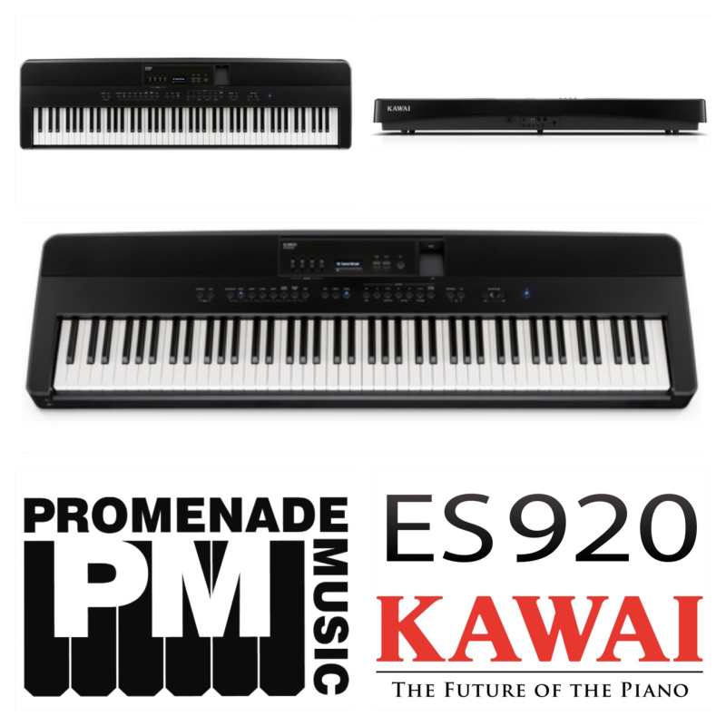 Kawai ES920 Digital Piano in Black with Speakers (ES-920) - Image 3