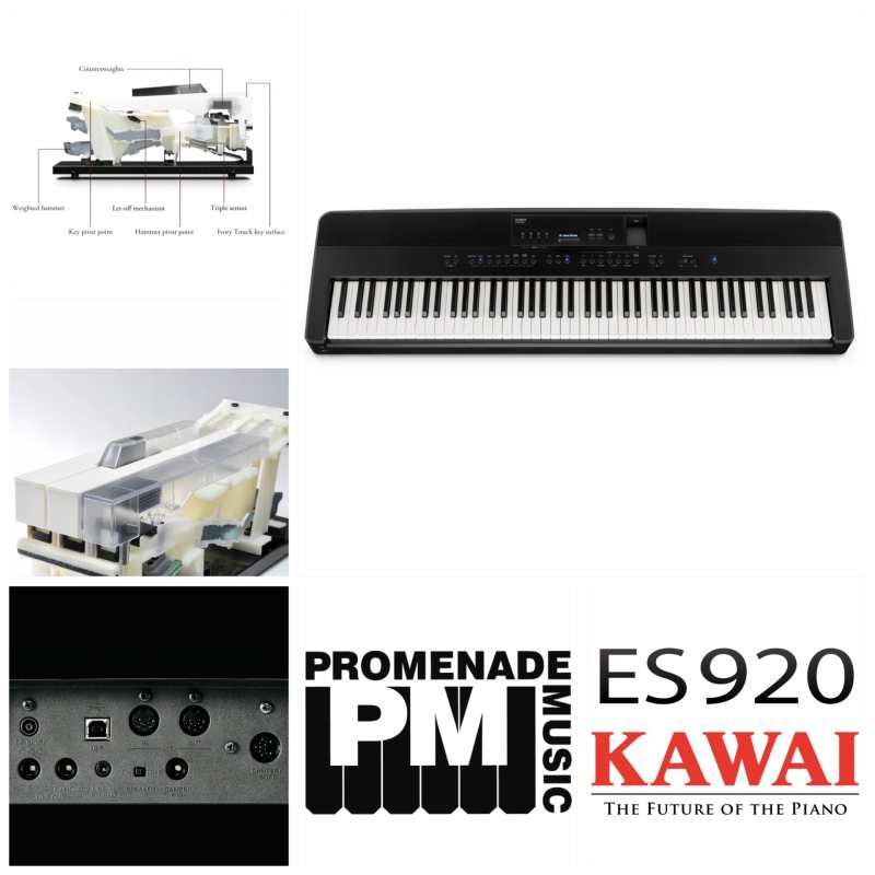 Kawai ES920 Digital Piano in Black with Speakers (ES-920) - Image 8