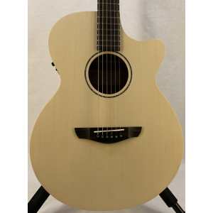 Faith FKV Naked Venus Electro Acoustic Guitar in Natural Satin