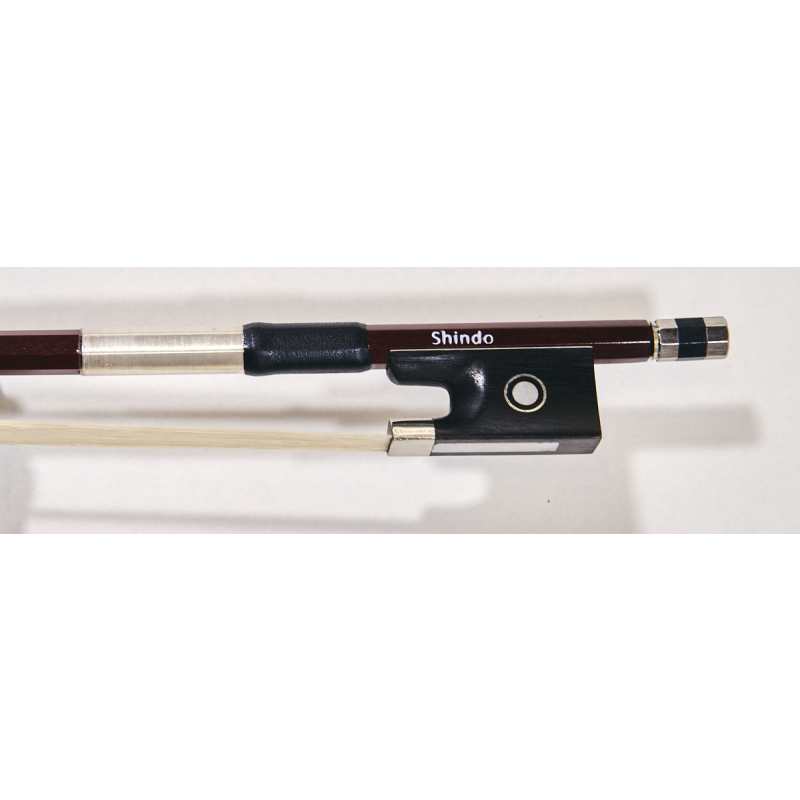 Shindo 100 Series 1/16 Size Brazilwood Violin Bow (VL.100.BW.O.116) - Image 5