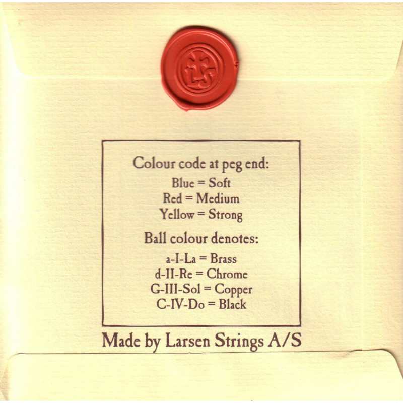 Full Set - 4/4 Larsen Medium Tension Cello Strings L333-199 - Image 2