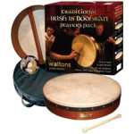 Waltons 18" Bodhran Player's Pack with Cover, Beater & DVD (16056)