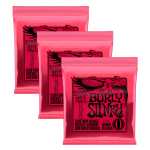 3 Sets of Ernie Ball 2226 Burly Slinky Nickel Electric Guitar Strings 11-52