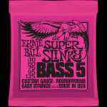 2 Sets of Ernie Ball 2824 Super Slinky 5-String Bass Strings 40-125