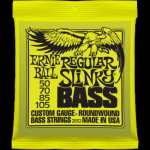 2 Sets of Ernie Ball 2832 Regular Slinky Electric Bass Guitar Strings 50-105