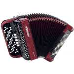 Hohner Nova III 96 Bass 5 Row Chromatic Accordion with C Stepped System in Black with Bag & Straps (A4172)