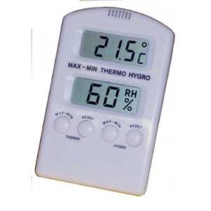 Piano Accessories PAM260 Digital Hygrometer & Thermometer [with memory function to display min/max readings since last reset]