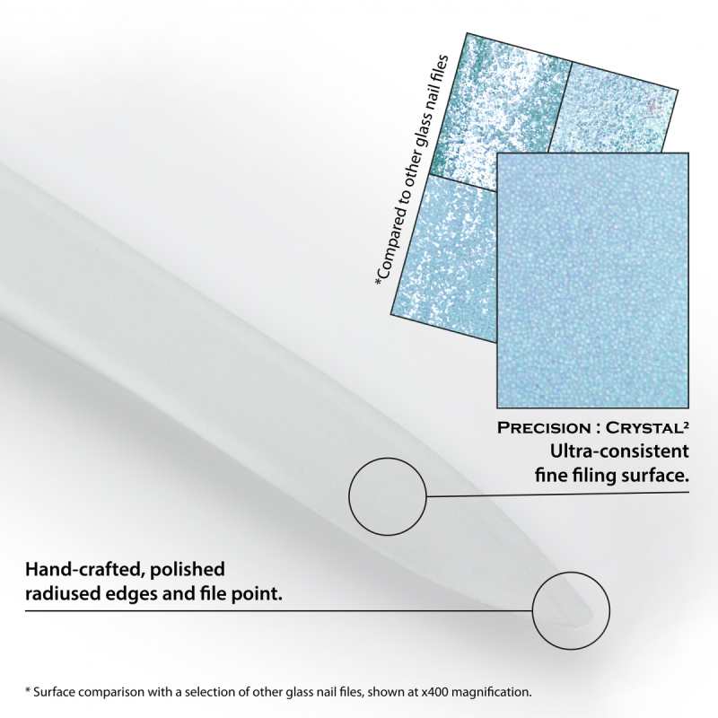 Wolfram Precision Crystal2 Nail File - Designed for Guitarists - Image 2