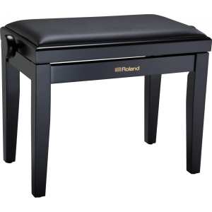 Roland RPB-200PE Polished Ebony Piano Bench with Cushioned Seat (RPB200PE)