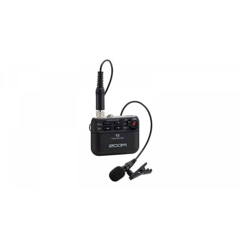 Zoom F2 Field Recorder and Lavalier Mic