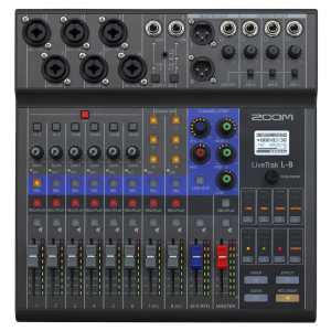 Zoom Livetrak L8 Portable Recording Studio, Interface and Mixer