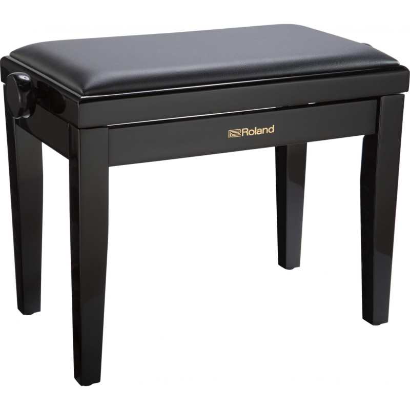 Roland RPB-200PE Polished Ebony Piano Bench with Cushioned Seat (RPB200PE) - Image 2