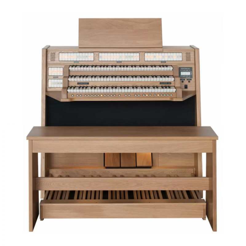 Content Celeste 340 UK Specification 3-manual Digital Classical Organ in Light Oak with 40 Stops and a 30-note Radiating Concave Pedalboard & Bench - Image 7