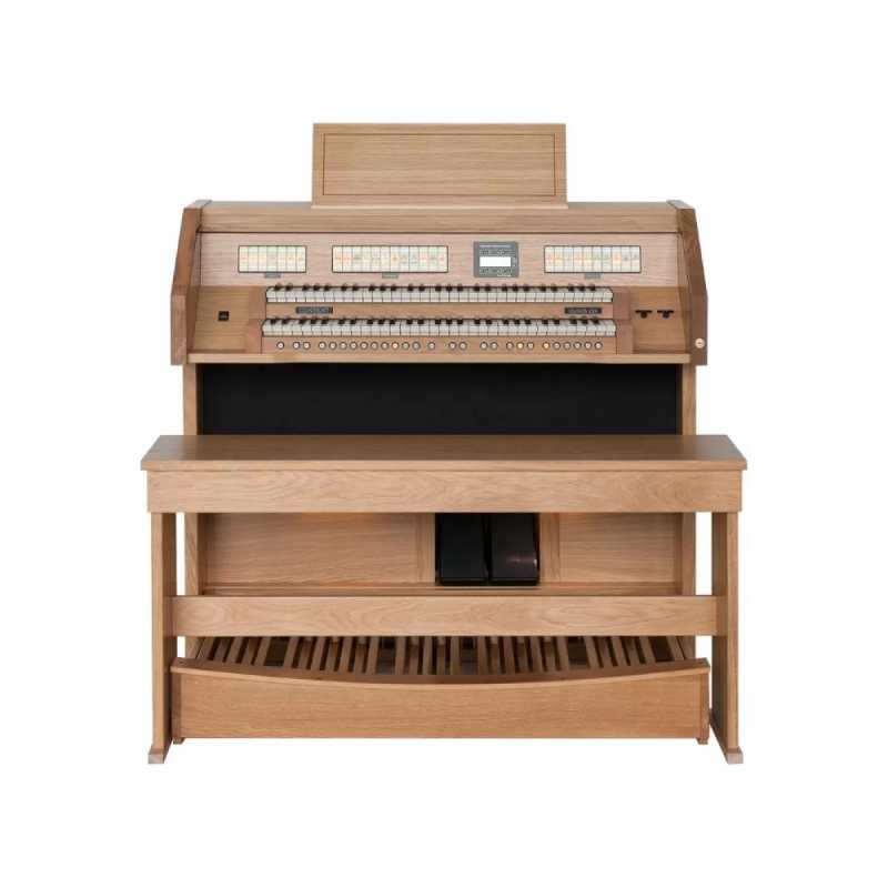 Content Clavis 224 Organ (UK Spec) in Light Oak with 30 Radiating Concave Pedalboard and Bench - Image 3