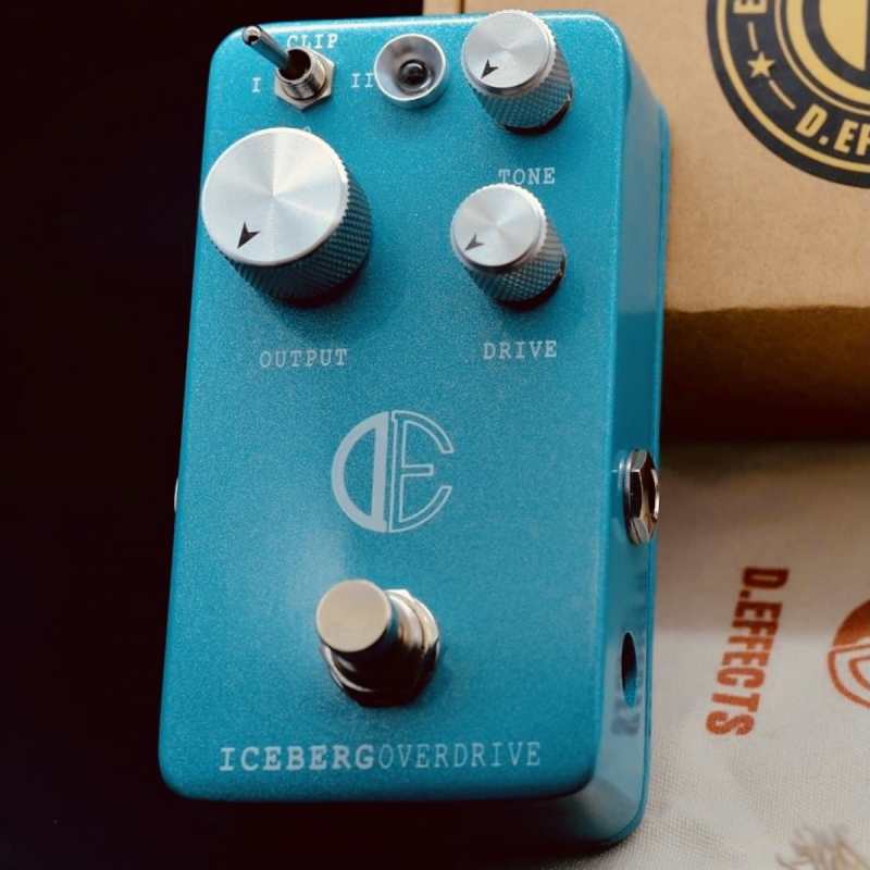 D.Effects DE01 Iceberg Overdrive Effects Pedal