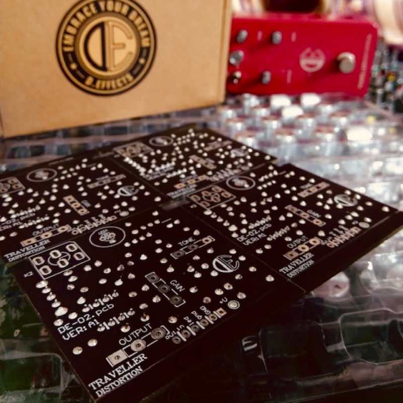 D.Effects DE02 Traveller Distortion Effects Pedal - Image 5