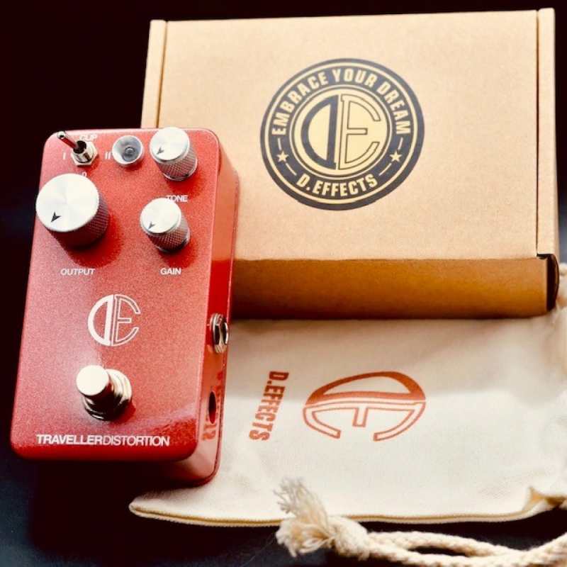 D.Effects DE02 Traveller Distortion Effects Pedal - Image 2